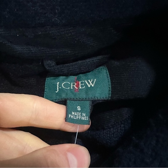 J crew Wool-blend sweater fleece jacket - Picture 2 of 3